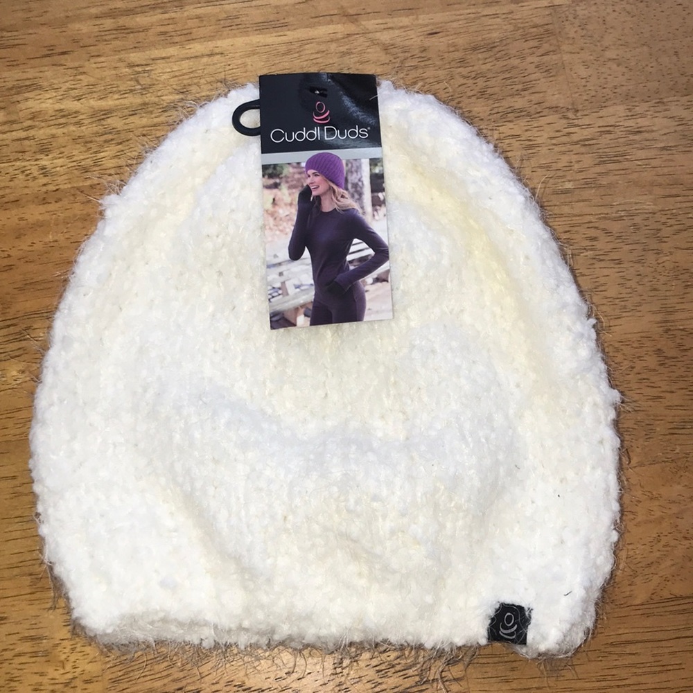 White Winter Hat